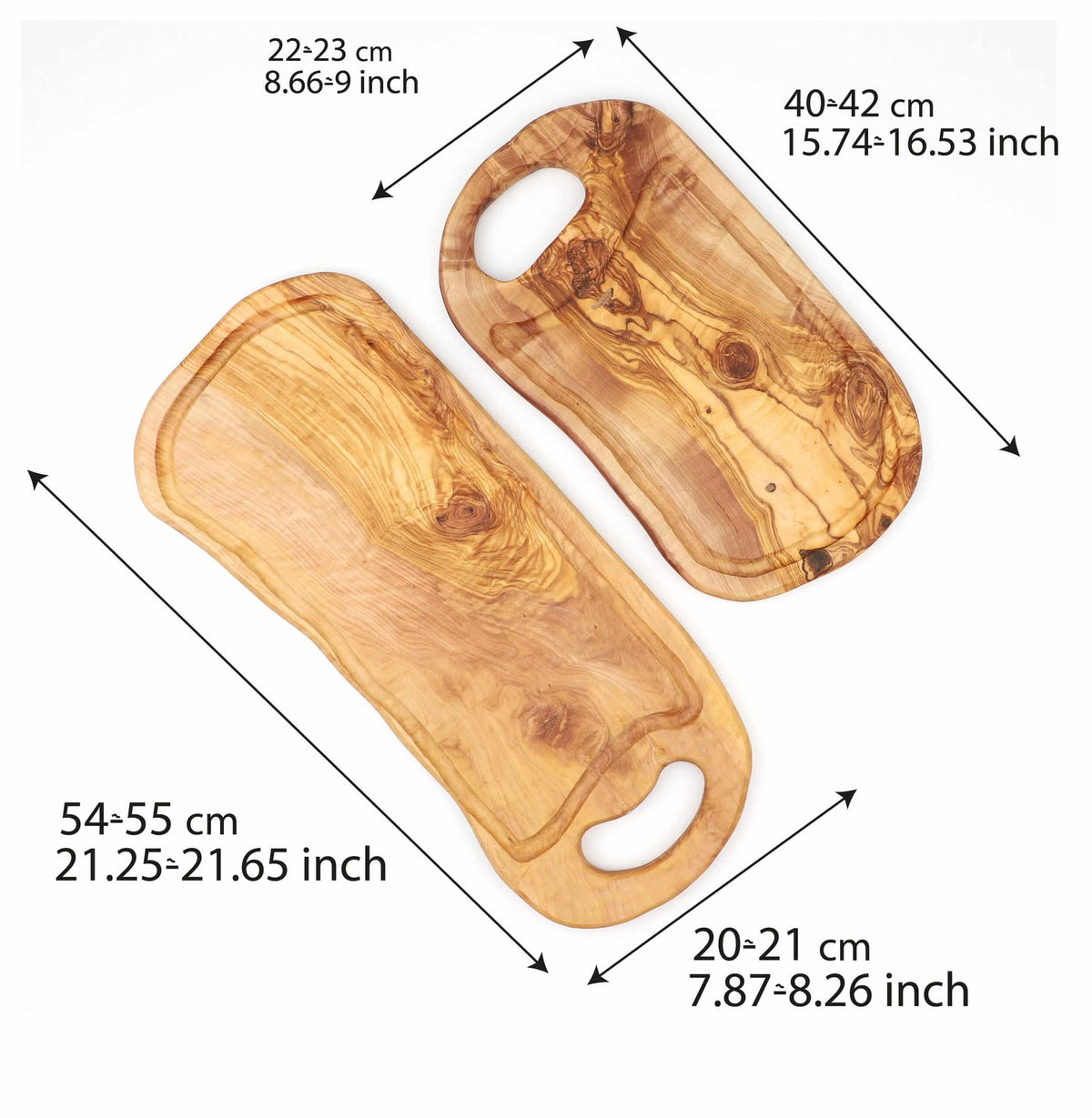 Handmade Natural Olive Wood Cutting Board – Rustic Kitchen Essential