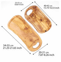 Handmade Natural Olive Wood Cutting Board – Rustic Kitchen Essential