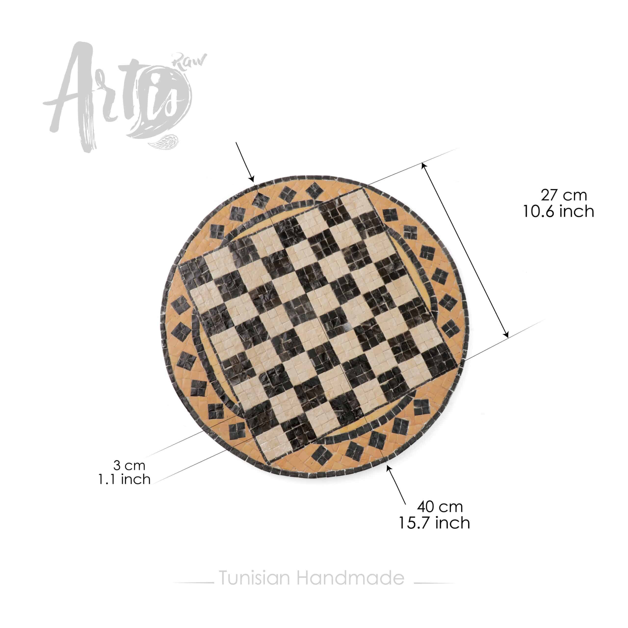 Elegant Marble & Olive Wood Chess Set – Hand-Carved Wooden Chess Pieces