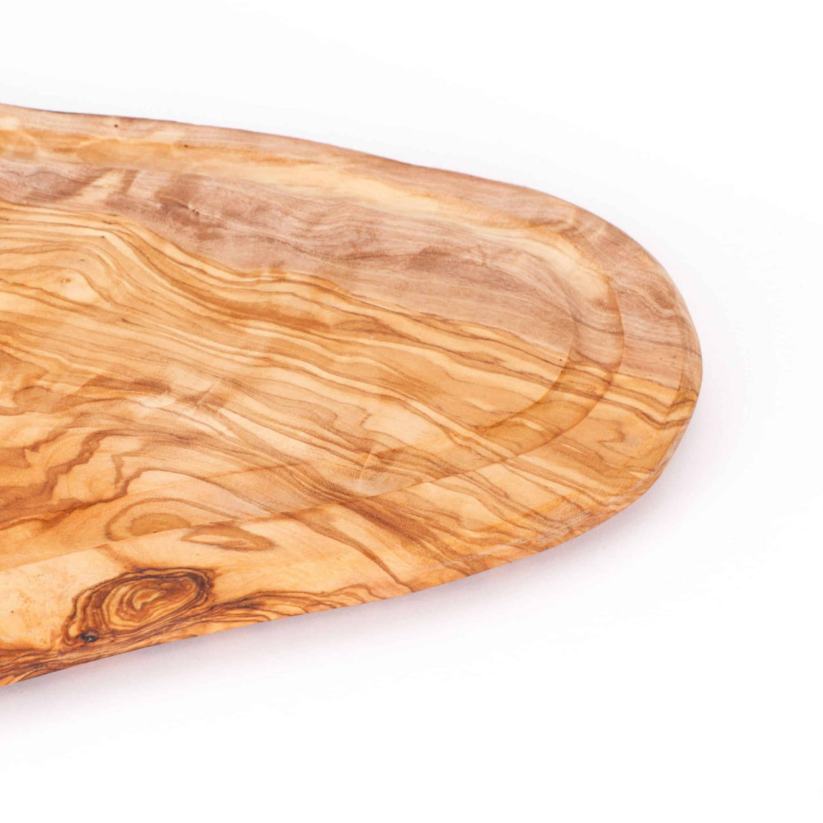 Handmade Natural Olive Wood Cutting Board – Rustic Kitchen Essential