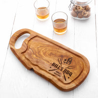 Handmade Natural Olive Wood Cutting Board – Rustic Kitchen Essential