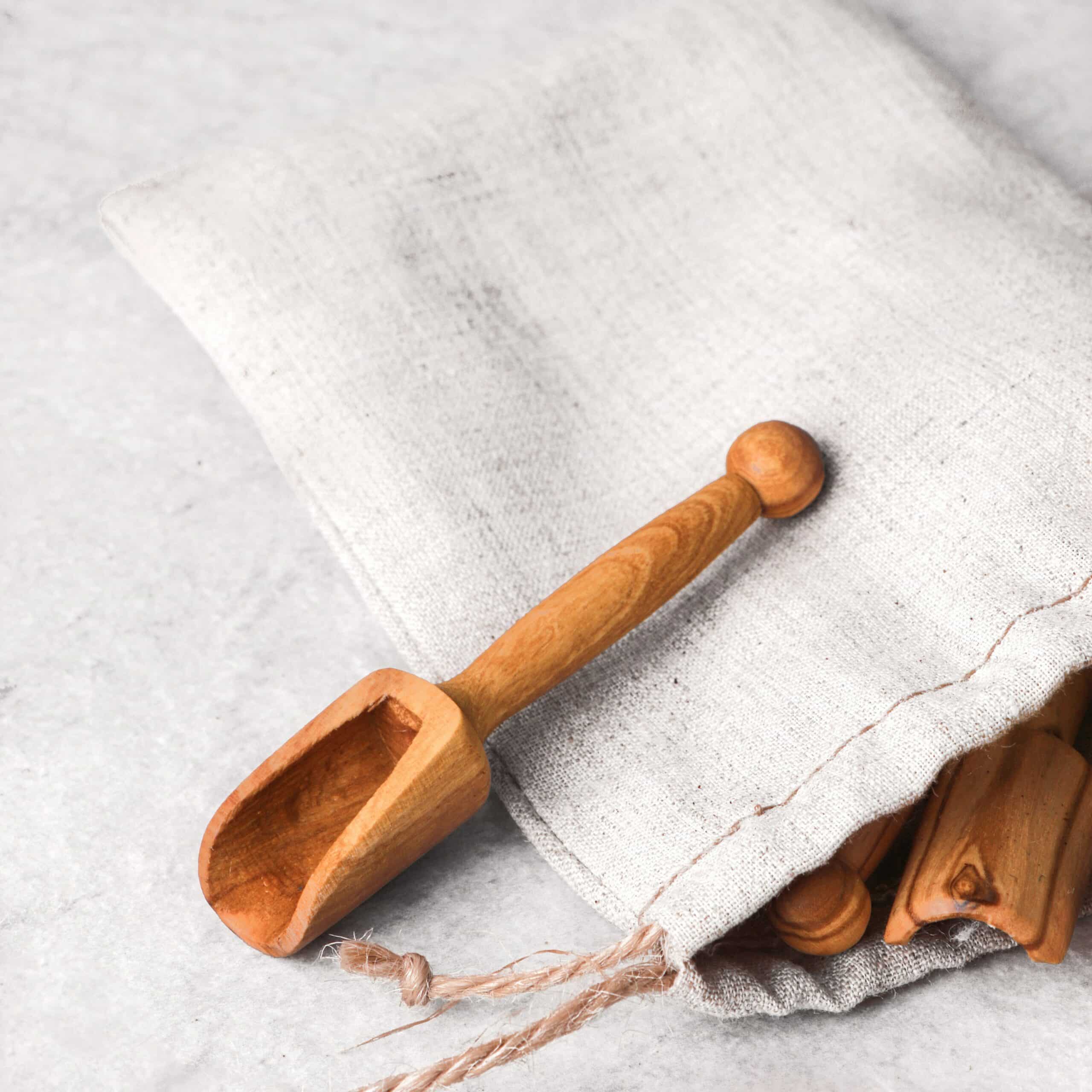 Functional Handmade Olive Wood Mini Spoons – Natural Kitchen Utensils