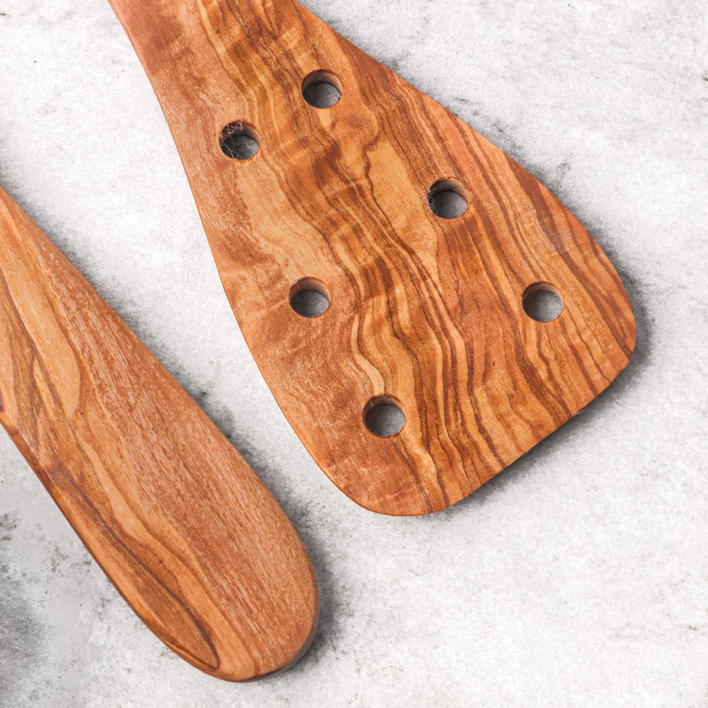 Set of 5 Olive Wood Kitchen Utensils
