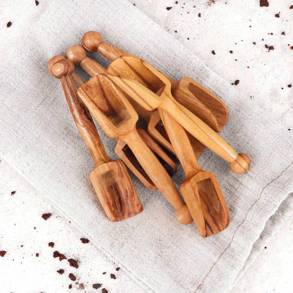 Functional Handmade Olive Wood Mini Spoons – Natural Kitchen Utensils