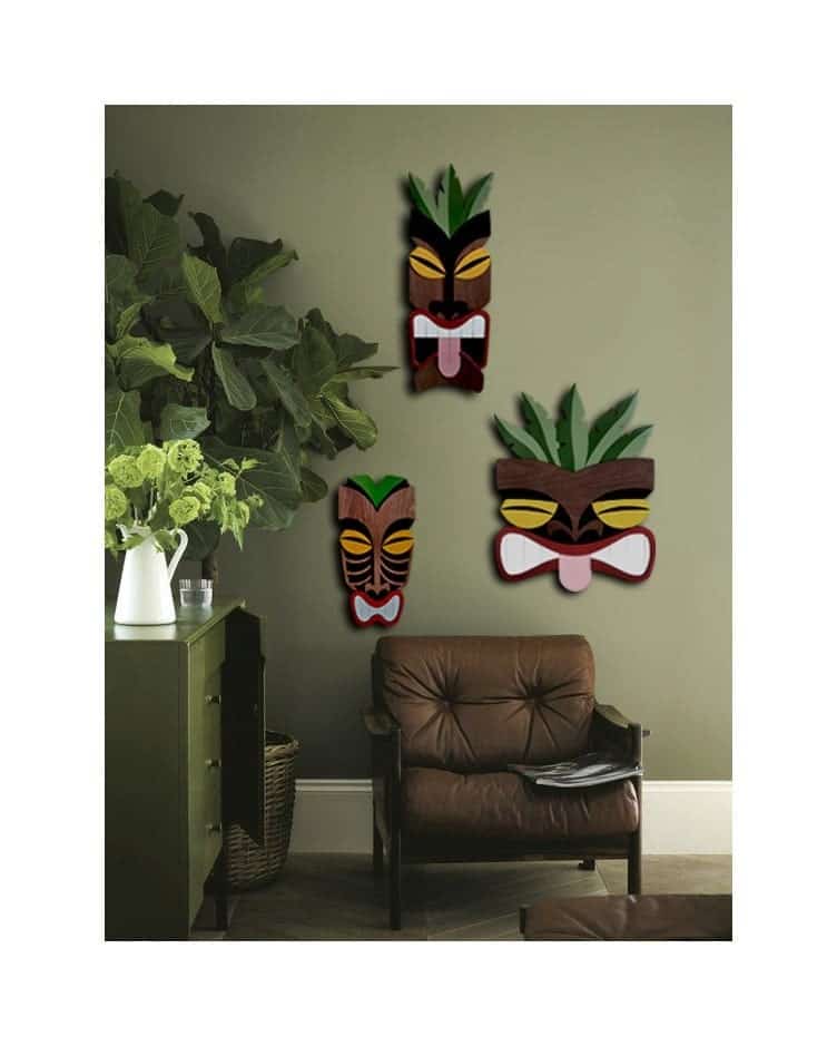 Tiki Hanging Wall Mask