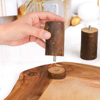 Fancy Chess Board Wooden with Natural Legs