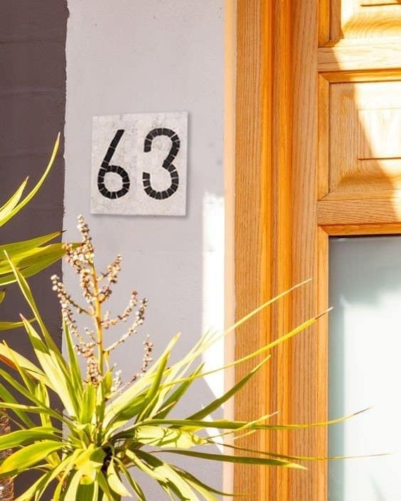 Mosaic House Numbers