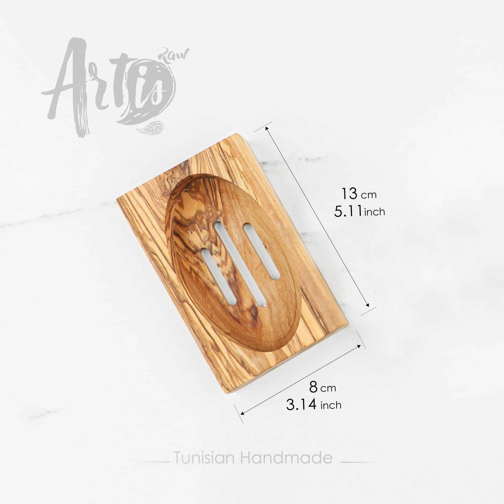 Kitchen Sink Soap Holder Handmade form Olive Wood