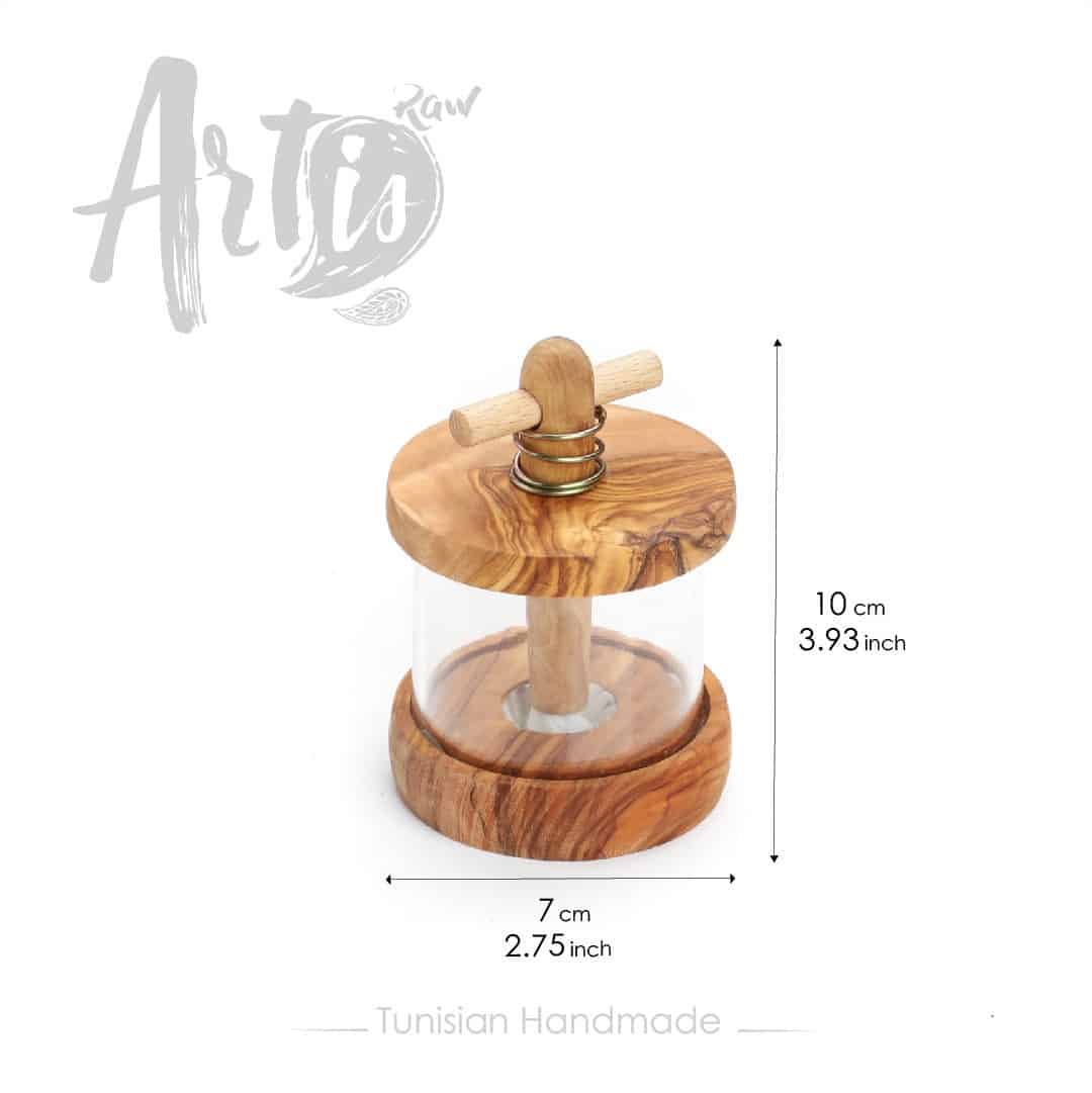 Handmade Olive Wood Herb Grinder