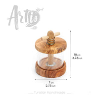 Handmade Olive Wood Herb Grinder