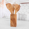 Handmade Olive Wood Kitchen Utensils Set – Natural Cooking Tools