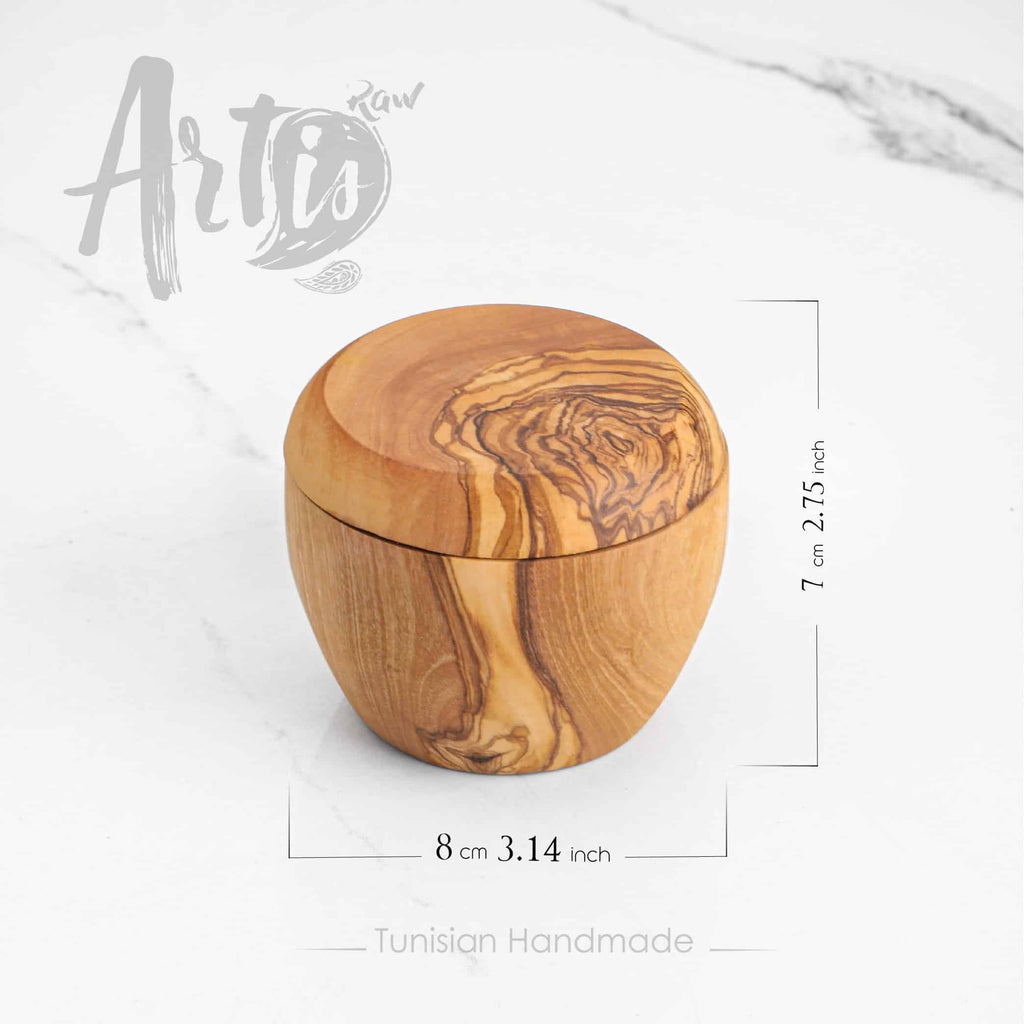 Handmade Spice Wooden Box with Lid