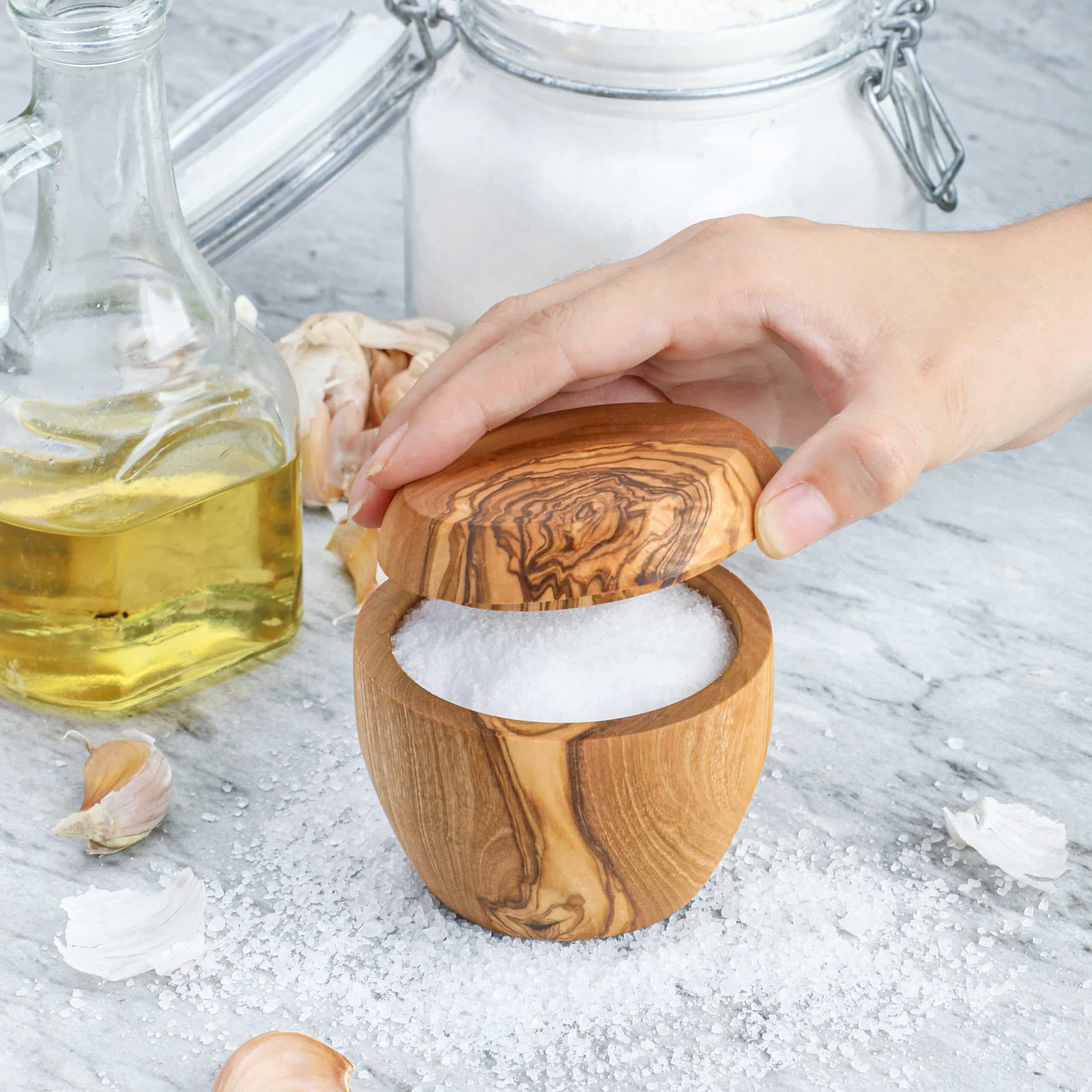 Handmade Spice Wooden Box with Lid