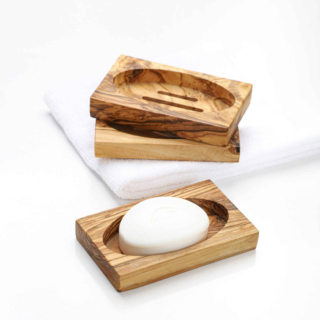 Kitchen Sink Soap Holder Handmade form Olive Wood