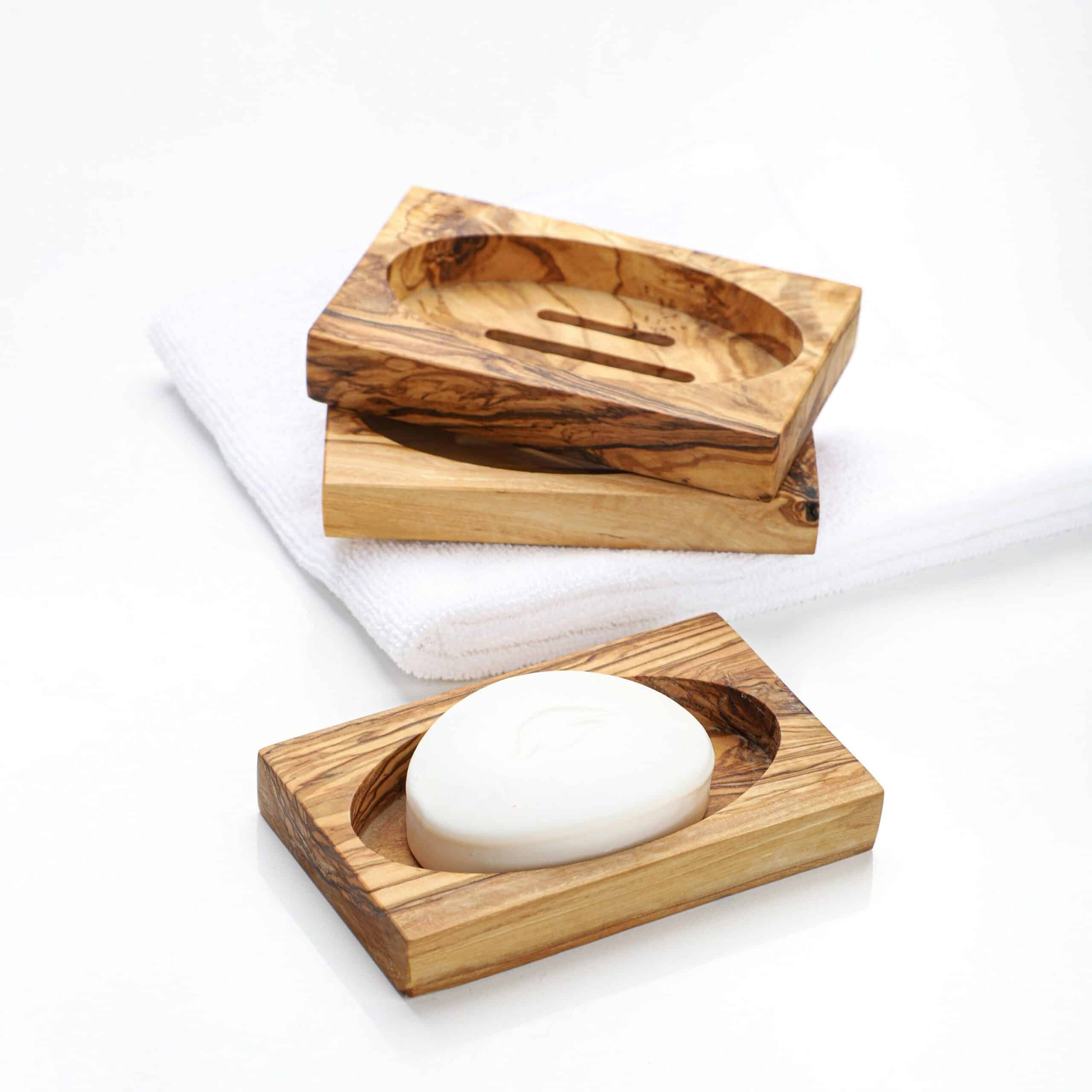 Kitchen Sink Soap Holder Handmade form Olive Wood