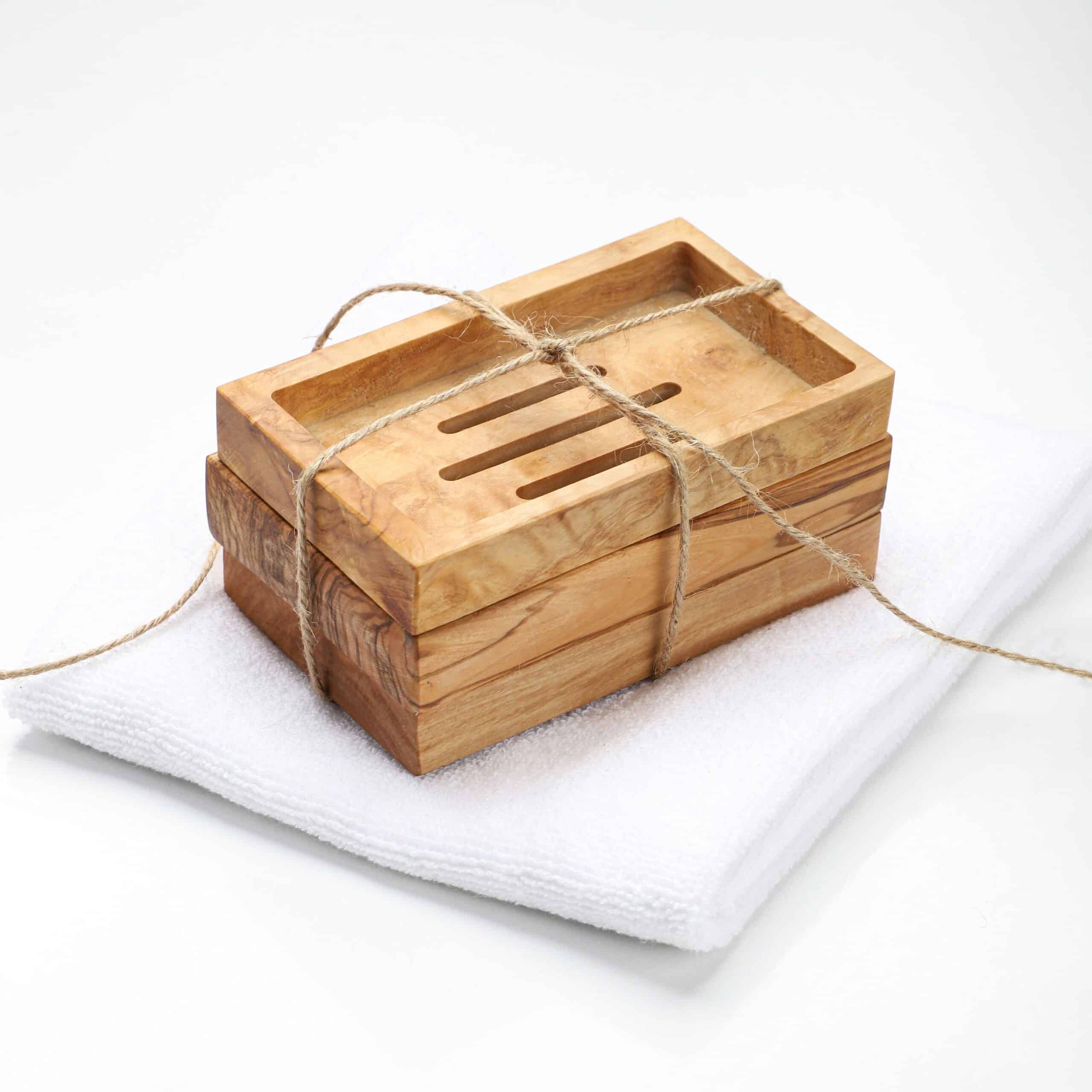 Olive Wooden Handmade Soap Dish