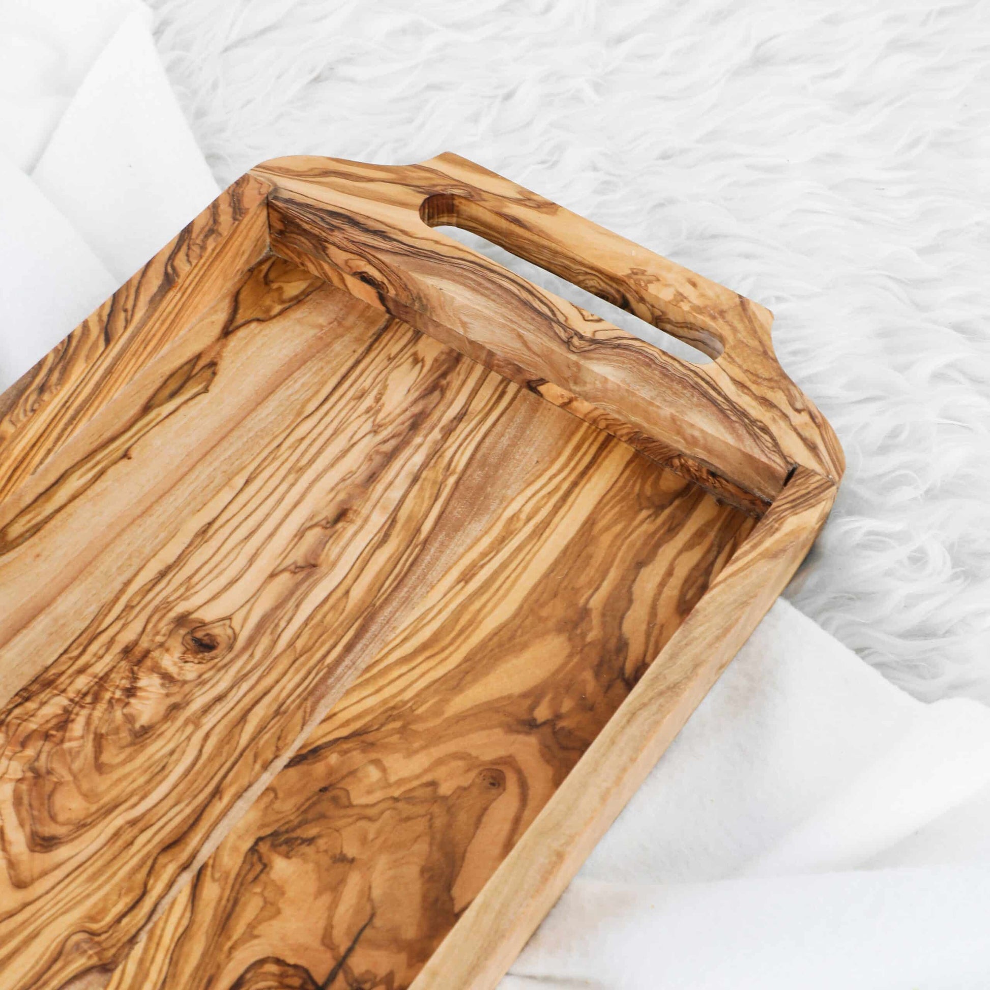 Wooden Tray with Handles