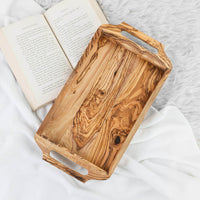 Wooden Tray with Handles
