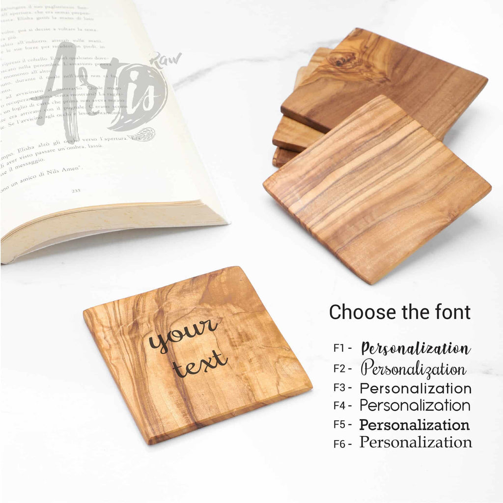 Handmade Personalized Coasters