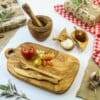 Rectangular Olive Wood Cutting Board - Image 4