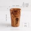 Beautiful Handmade Wooden Cup Set of 2 - Image 4