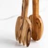 Olive wood toast tongs - Image 4