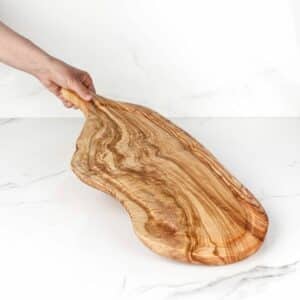 Thick Wood Cutting Board with Handles
