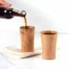 Beautiful Handmade Wooden Cup Set of 2