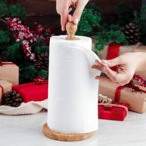Paper Towel Holder Wood Handmade