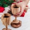 Gift Set of 2 Wooden Goblets - Image 2