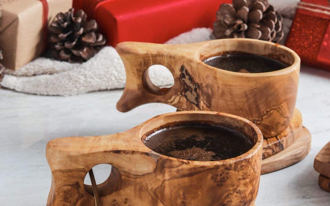 Handmade Wooden Kuksa Cup Set of 2