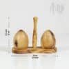 Salt and pepper shakers with Holder - Image 2