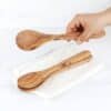 Set of 3 Handmade Olive Wood Spoons for Cooking - Image 3