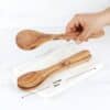 Set of 3 Handmade Olive Wood Spoons for Cooking - Image 2