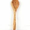 Olive Wood Spatula and Slotted Wooden Spoon - Image 3