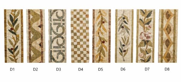 Handmade Tile Mosaic Border Designs