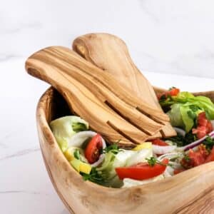 Handmade Olive Wood Salad Servers
