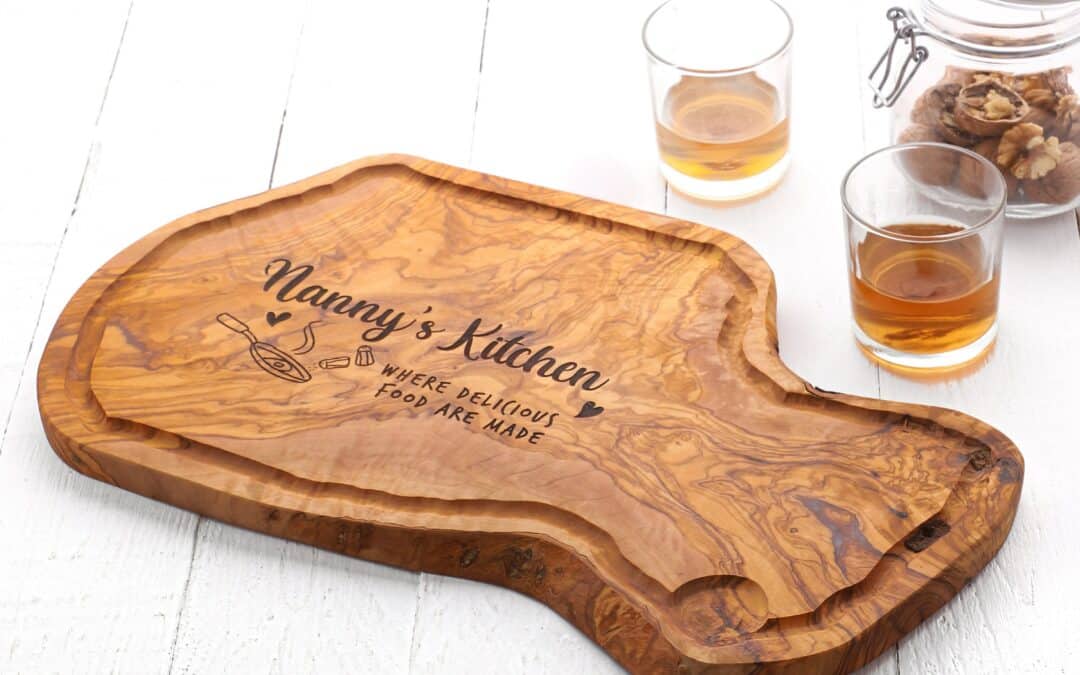 Large Olive Wood Cutting Board