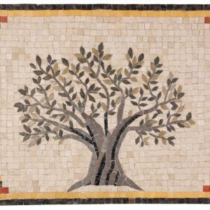 Handmade Olive Tree Kitchen Backsplash Mosaic Tile