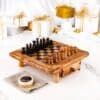 Classic Wooden Chess Set with Storage