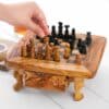 Classic Wooden Chess Set with Storage - Image 4