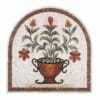 Handmade Floral Mosaic Tile Wall Art - Image 2