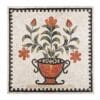 Handmade Floral Mosaic Tile Wall Art - Image 3