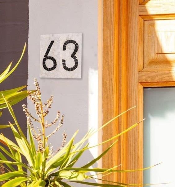Mosaic House Numbers