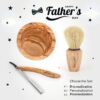 Shaving Kit handmade from Olivewood - Image 2
