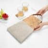 Marble and Wood Cutting Board with Handle - Image 3