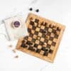 Fancy Wood Chess Set and Wood Carved Chess Pieces - Image 4