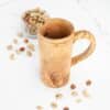 Large Wooden Mug. Handmade Wooden Cup with Handle - Image 3