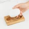 Kitchen Sink Soap Holder Handmade form Olive Wood - Image 4