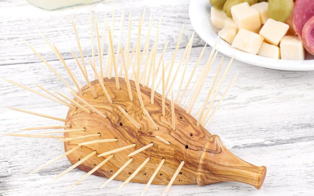 Handmade Wooden Toothpick Holder